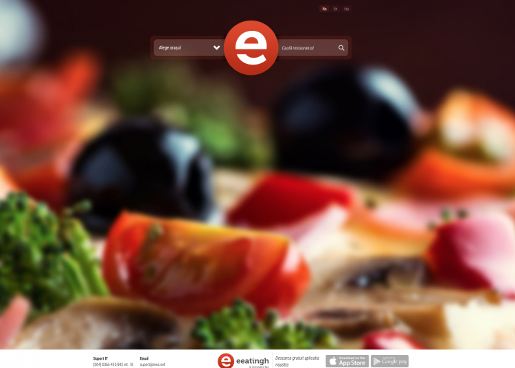 Comision zero pentru restaurantele care preiau comenzi prin aplicația eeatingh.ro