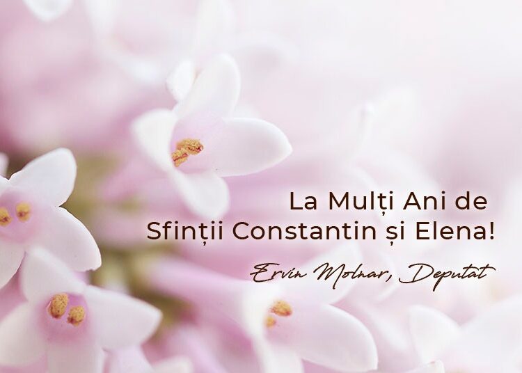 La mulți ani de Sfinții Constantin și Elena!