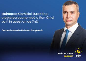 Ervin Molnar, deputat PNL: Estimarea Comisiei Europene privind creșterea economică a României, un pas esențial pentru îmbunătățirea standardului de viață al românilor
