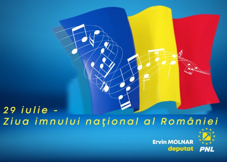 Ervin Molnar, deputat PNL: „Să fim mai buni, mai uniți, mai toleranți, de Ziua imnului național al României”