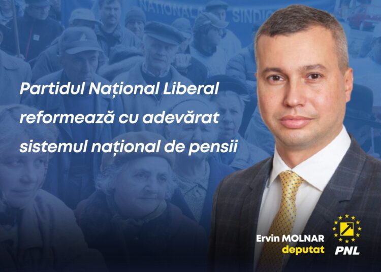 Ervin MOLNAR, deputat PNL: „Digitalizarea și recalcularea creează premisele unei reforme adevărate a sistemului de pensii”