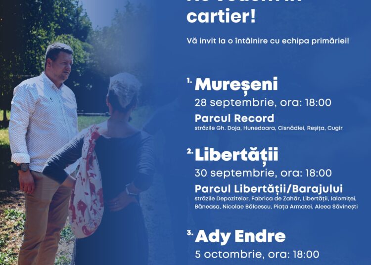 Opinia dumneavoastră contează – Întâlniri ale viceprimarului Alexandru György cu cetățenii
