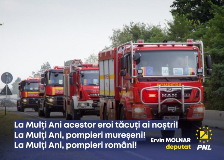 La Mulți Ani acestor eroi tăcuți ai noștri! La Mulți Ani, pompieri mureșeni! La Mulți Ani, pompieri români!