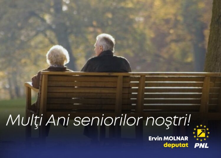 Ervin MOLNAR, deputat PNL: Mulţi Ani seniorilor noştri!