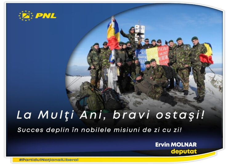 Ervin Molnar, deputat PNL: Ziua vânătorilor de munte! La Mulţi Ani, bravi ostaşi!