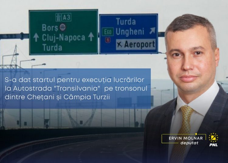 Ervin Molnar, deputat de Mureș: S-a dat startul pentru execuția lucrărilor la Autostrada „Transilvania” pe tronsonul dintre Chețani și Câmpia Turzii