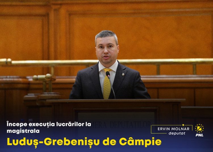 Ervin Molnar, deputat de Mureș: Începe execuția lucrărilor la magistrala Luduș-Grebenișu de Câmpie