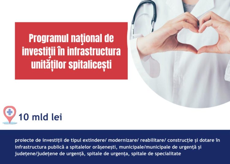 Corneliu Florin Buicu, deputat PSD Mureș: Ordonanța de Urgență care reglementează Programul naţional de investiţii în infrastructura unităților spitalicești, în dezbatere publică