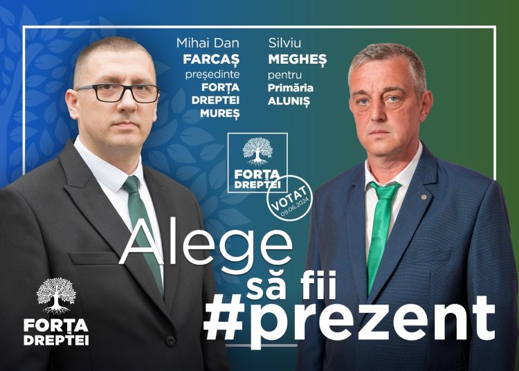 Megheș-Brașovean Silviu-Cornel este candidatul Forța Dreptei la Primăria Comunei Aluniș!