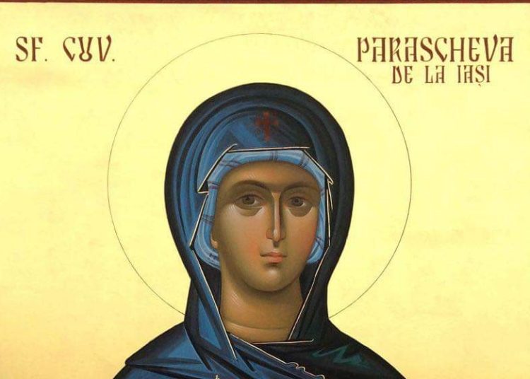 La mulți ani tuturor celor care o cinstesc astăzi pe Sfânta Parascheva!