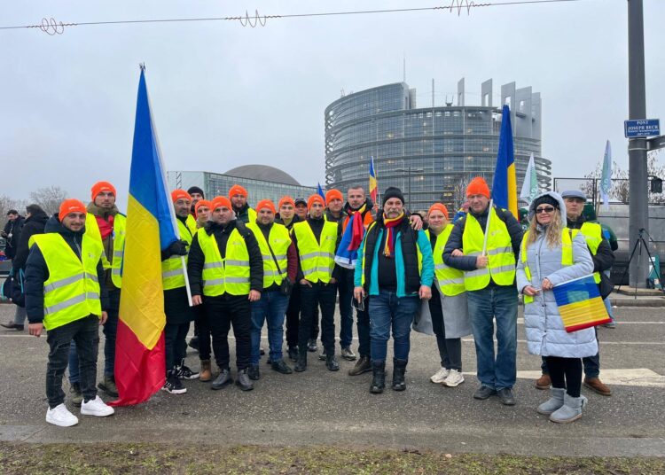 Dumitrița Gliga, deputat PSD Mureș: Susținem solicitările fermierilor mureșeni, prezenți la Strasbourg.